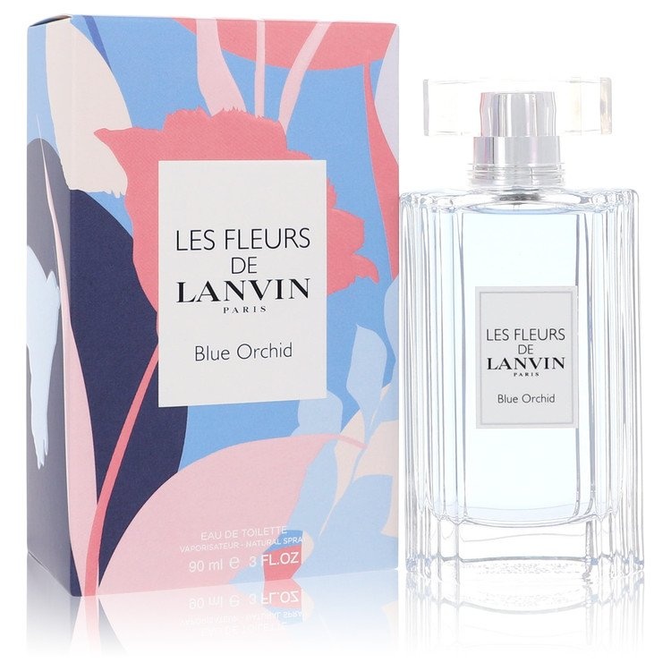 Les Fleurs De Lanvin Blue Orchid Perfume By Lanvin Eau De Toilette Spray - 3 Oz Eau De Toilette Spray
