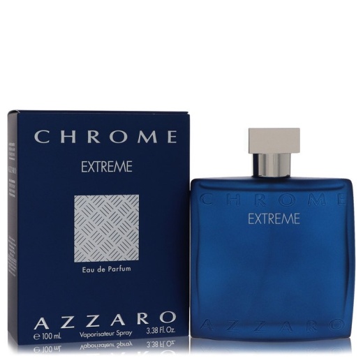 Chrome Extreme Cologne by Azzaro Eau De Parfum Spray - 3.4 Oz