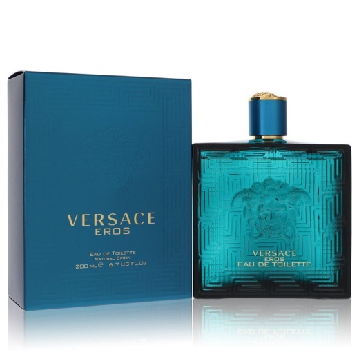 Versace Eros Cologne By Versace Eau De Toilette Spray - 6.7 Oz Eau De Toilette Spray