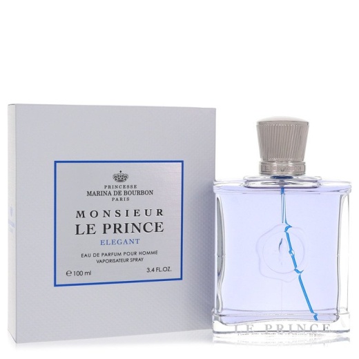 Monsieur Le Prince Elegant Cologne by Marina De Bourbon Eau De Parfum Spray 3.4 Oz