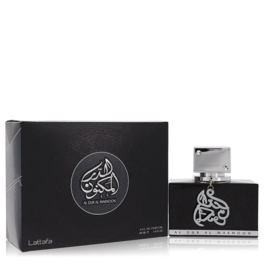 Lattafa Al Dur Al Maknoon Silver Cologne - Unisex Perfume 3.4 Oz