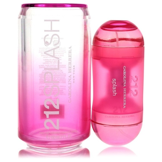 212 Splash Perfume By Carolina Herrera Eau De Toilette Spray (Pink) - 2 Oz Eau De Toilette Spray