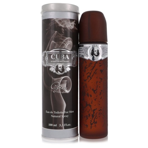 Cuba Grey Cologne by Fragluxe Eau De Toilette Spray - 3.4 Oz