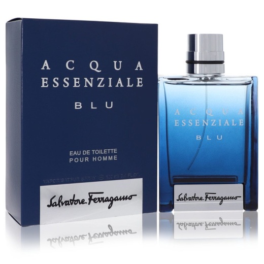 Acqua Essenziale Blu Cologne by Salvatore Ferragamo Eau De Toilette Spray - 3.4 Oz