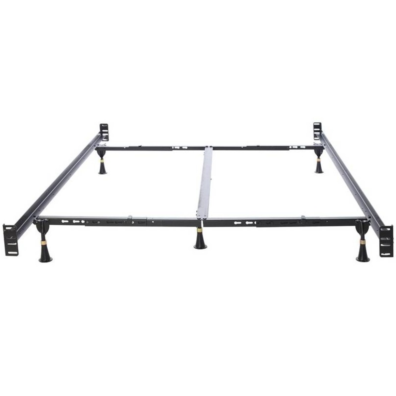 California King Heavy Duty Metal Bed Frame With Headboard Footboard Brackets