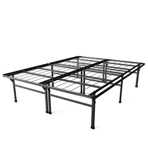 King Size 18-Inch High Rise Metal Platform Bed Frame