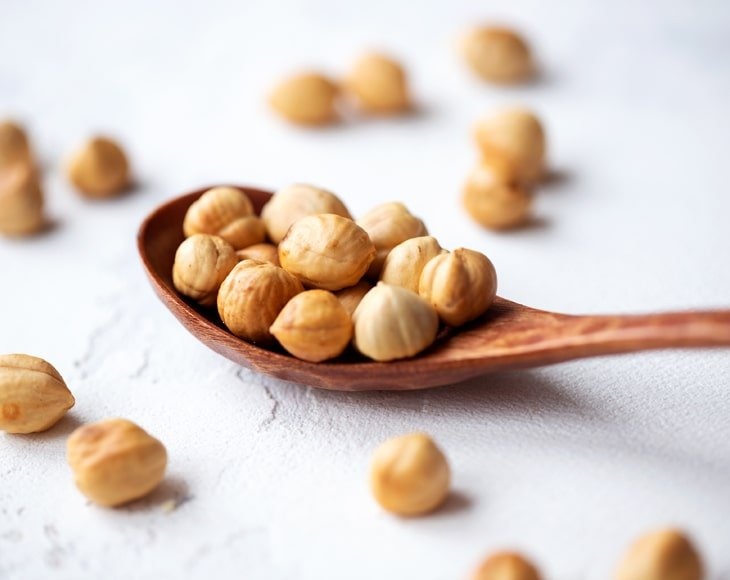 Dry Roasted Blanched Hazelnuts With Himalayan Salt