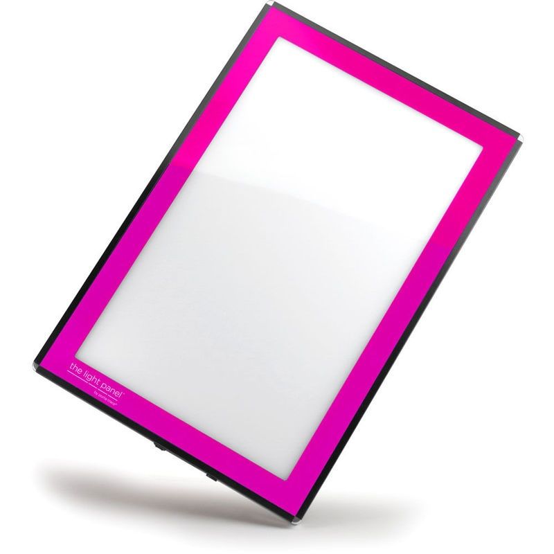 Gagne Porta-Trace LED Light Panel: 8" x 11", Pink