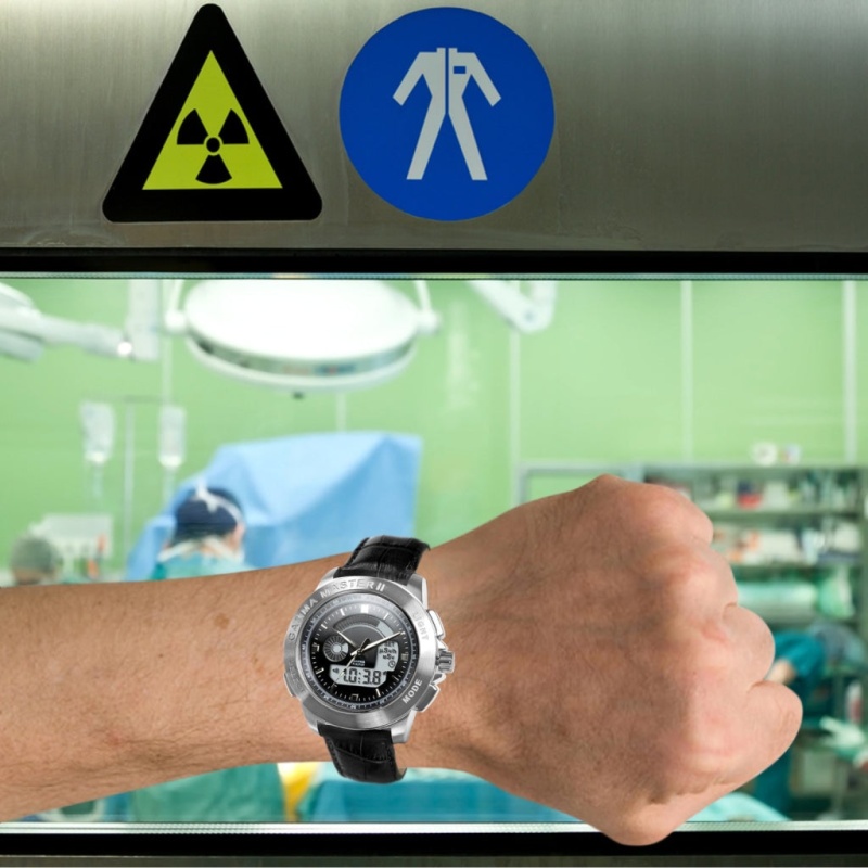 Gamma Master Ii Leather Strap Gamma Radiation Watch