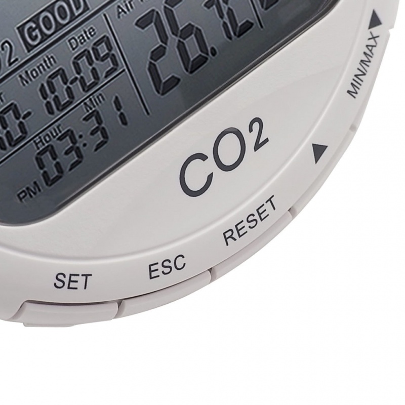 Co2 Data Logger Temperature Humidity Monitor 9999Ppm