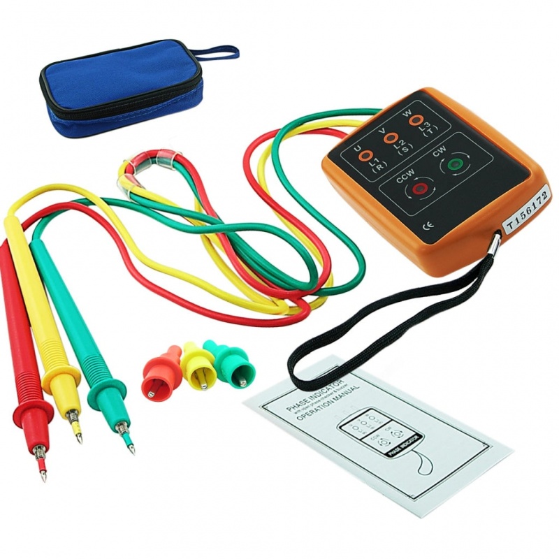 3 Phase Sequence Rotation Indicator Tester Checker