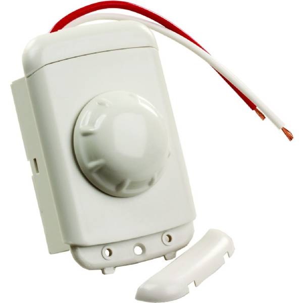 Jr Products Rotary Dimmer Switch Wht