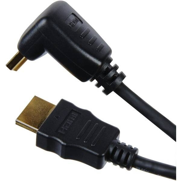 Rca Hdmi Cable With 90Deg Connector, 6Ft (Single Connector)