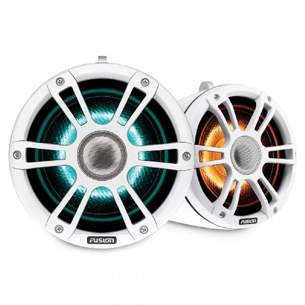 Fusion Sg-Flt882spw 8.8 In Tower Speaker White With Crgbw Lighting
