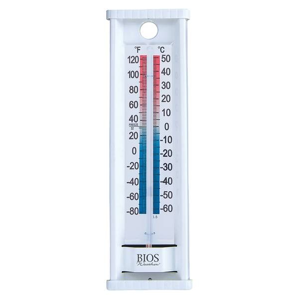 Bios Weather Indoor/Outdoor Aluminum Tube Thermometer