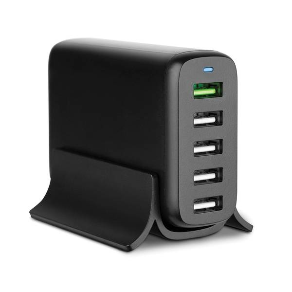 At&T Portable Usb Charging Station With 5 Usb Ports