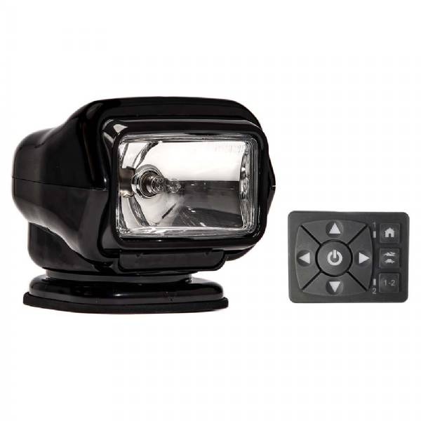 Golight Stryker St Series Permanent Mount Black 12V Halogen W/Hard Wir