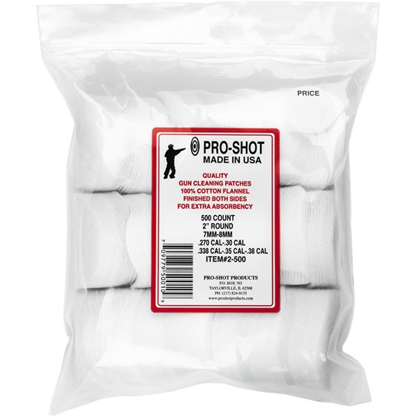 Pro-Shot Pro-Shot Patch .270-38Cal Rnd 500 Ct