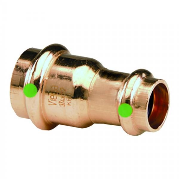 Viega Propress 1-1/4Inch X 1Inch Copper Reducer - Double Press Conne