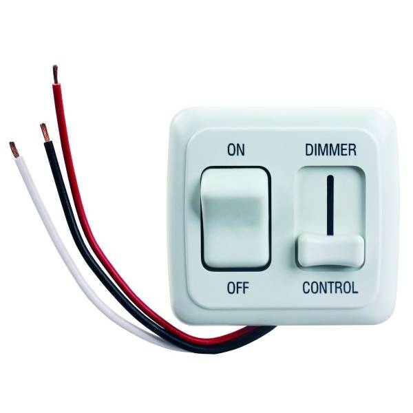 Jr Products Dimmer On/Off Led White