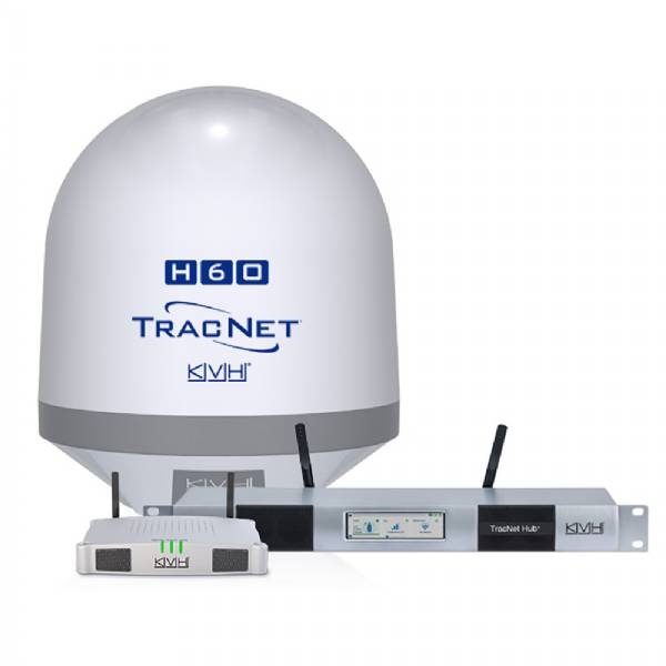 Kvh Tracnet H60 Ku-Band Antenna W/Tracnet Hub