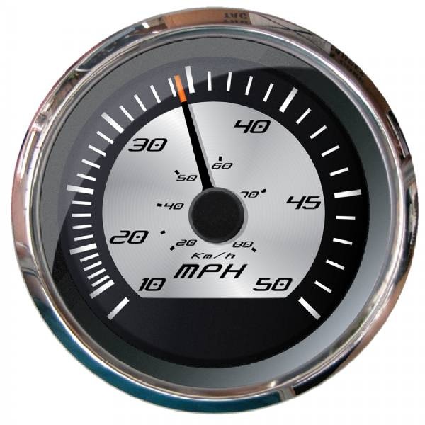 Faria Platinum 4Inch Speedometer 50 Mph - Pitot