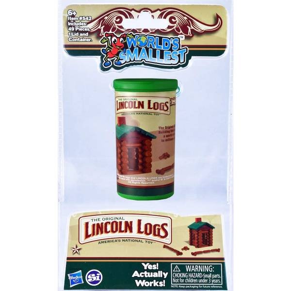 Worlds Smallest Worldfts Smallest Lincoln Logs