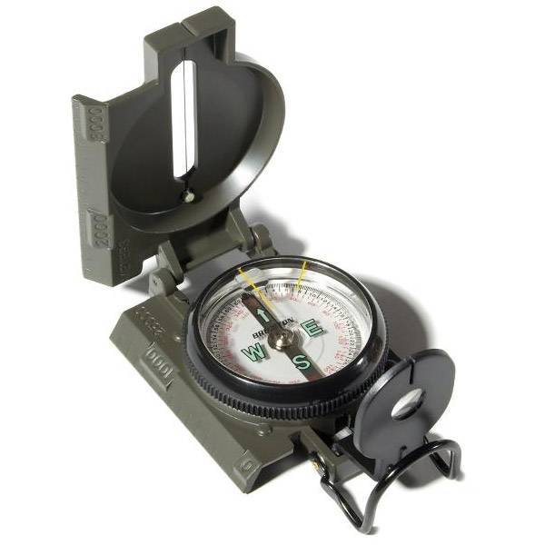 Brunton 9077 Lensatic Military-Style Compass