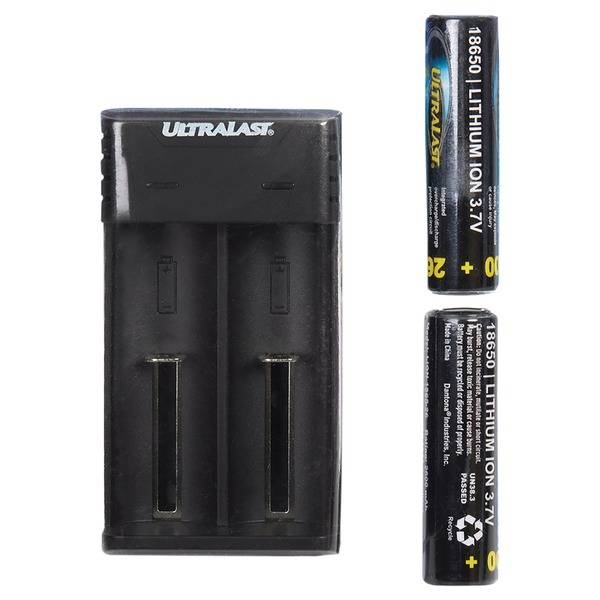 Ultralast Lithium Ion Charger/Batteries Combo Kit