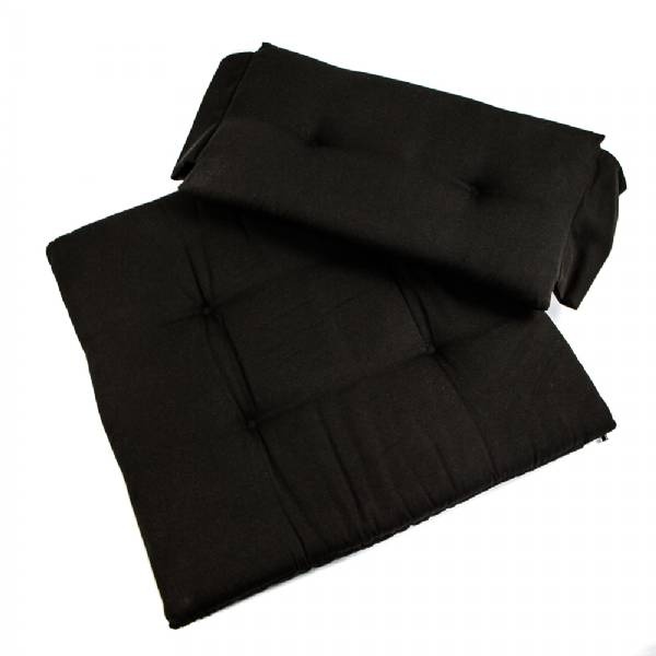 Whitecap Seat Cushion Set F/Director Fts Chair - Black