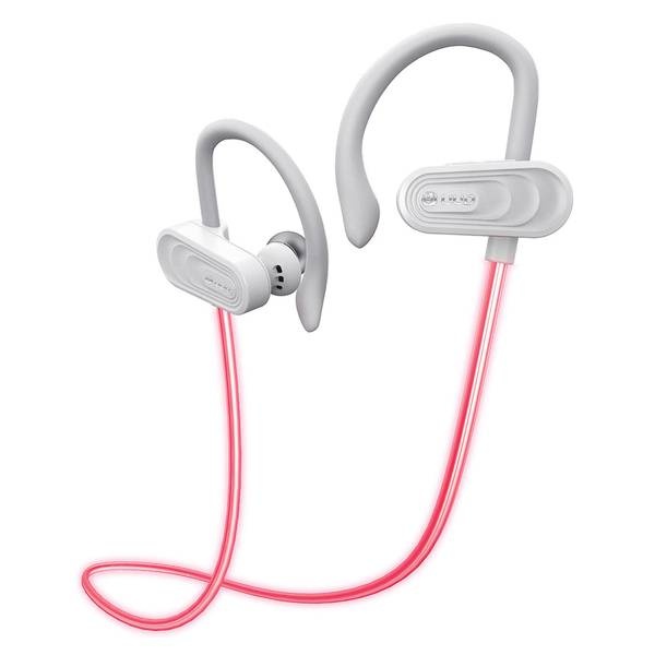 Tokk Glow In-Ear Bluetooth Earbuds With Microphone (White)