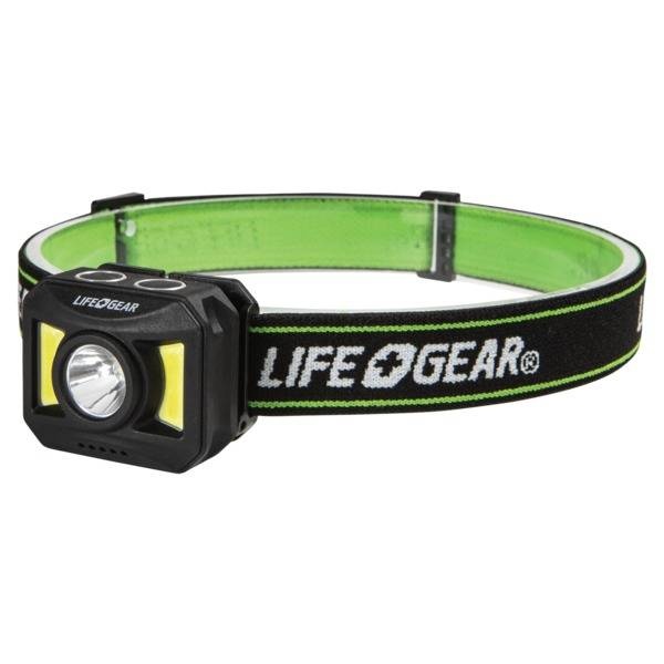 Life Gear 300-Lumen Usb-Rechargeable Headlamp