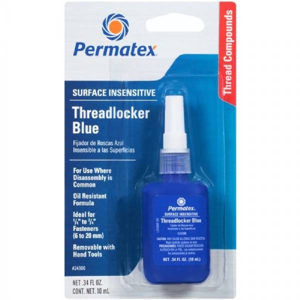 Permatex Medium Strength Threadlocker Blue - 36Ml Bottle