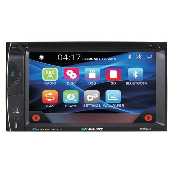 Blaupunkt Miami 620 6.2-In. Double-Din Dvd Receiver With Bluetooth