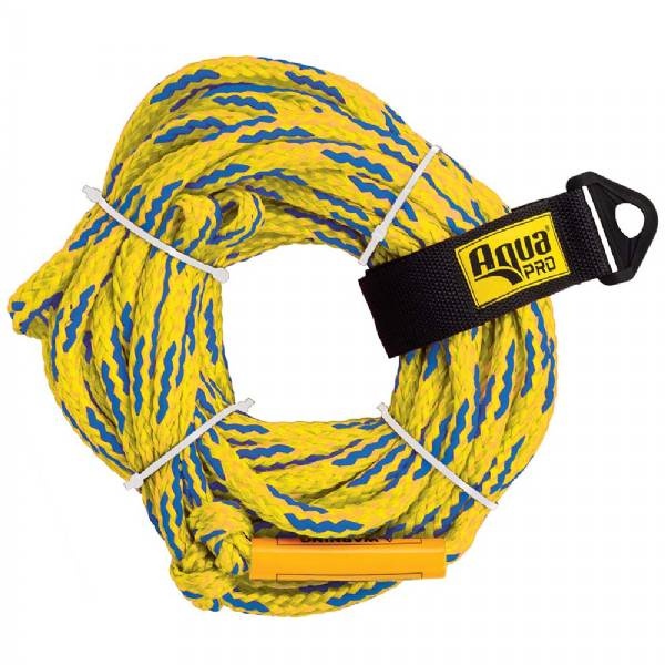 Aqua Leisure 4-Person Floating Tow Rope - 4,100Lb Tensile - Yellow