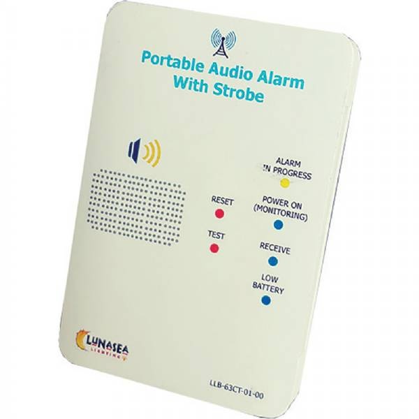 Lunasea Lighting Controller F/Audible Alarm Receiver W/Strobe Qi Rechargeable