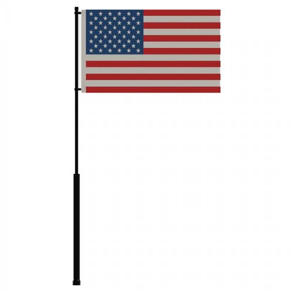 Mate Series Flag Pole - 72Inch W/Usa Flag