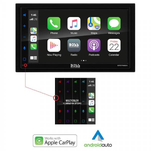 Boss Audio Stereo W/Am/Fm/Bt And Apple Carplay