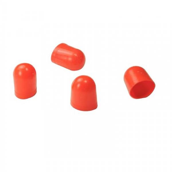 Vdo Light Diffuser F/Type C And E Wedge Bulb - Red - 4 Pack