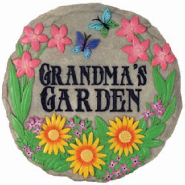 Spoontiques Grandmafts Garden Stepping Stone