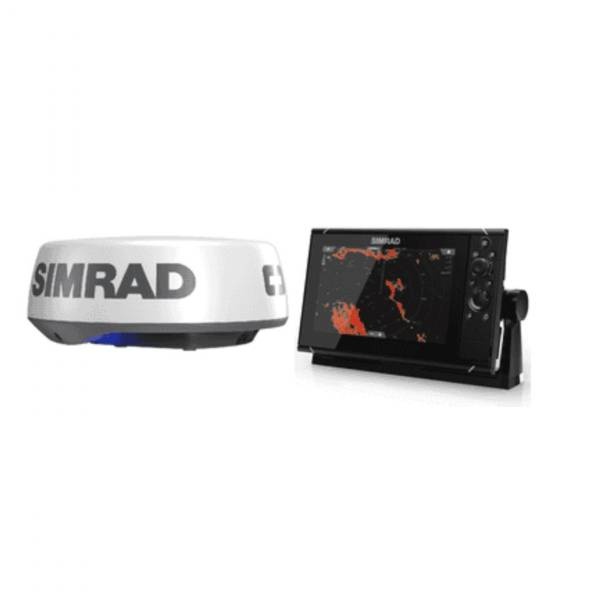 Simrad Nss9 Evo3s Radar Bundle C-Map Enhanced And Halo20 Plus