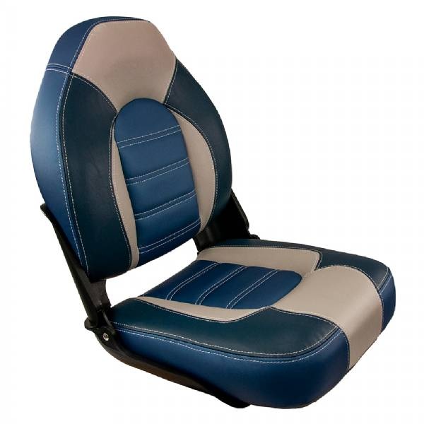 Springfield Marine Springfield Skipper Premium Hb Folding Seat Blue/Grey