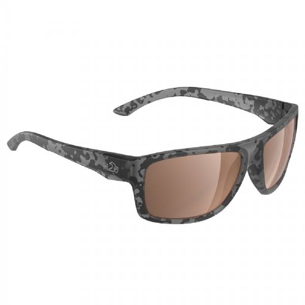 H2optix Grayton Sunglasses Matt Tiger Shark, Brown Lens Cat. 3 - Ar Co