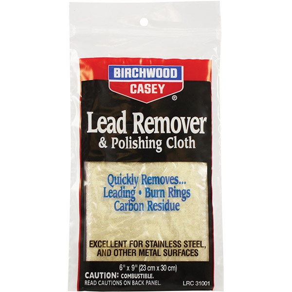 Birchwood Casey B/C Lead Remover W/ Cloth 6X9