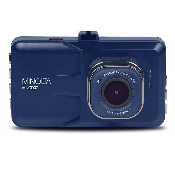 Minolta Mncd37 1080P Full Hd Dash Camera With 3-Inch Qvga Lcd Screen (