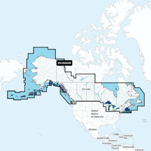 Garmin Navionics Vision NVUS004R Canada & Alaska