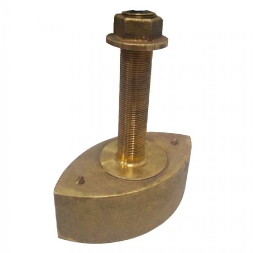 Si-Tex Bronze Stem Thru-Hull Medium Frequency Chirp Transducer - 600W