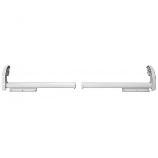 Dometic Slide Topper Short Brackets White