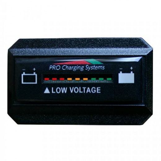 Dual Pro Battery Fuel Gauge - DeltaView Link Compatible - Rectangle