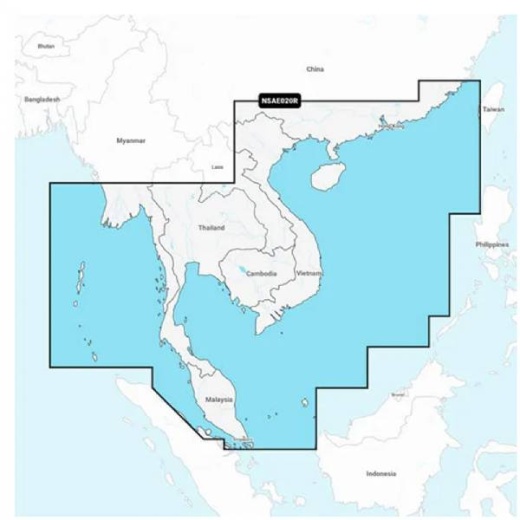 Garmin South China, Andaman Seas Garmin N